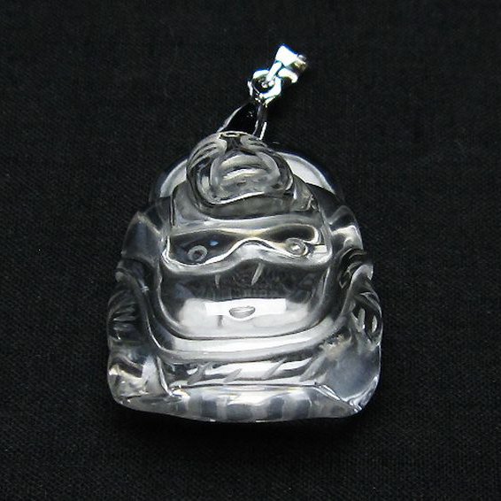 ヒマラヤ水晶 布袋様 ペンダント [T454-1715]