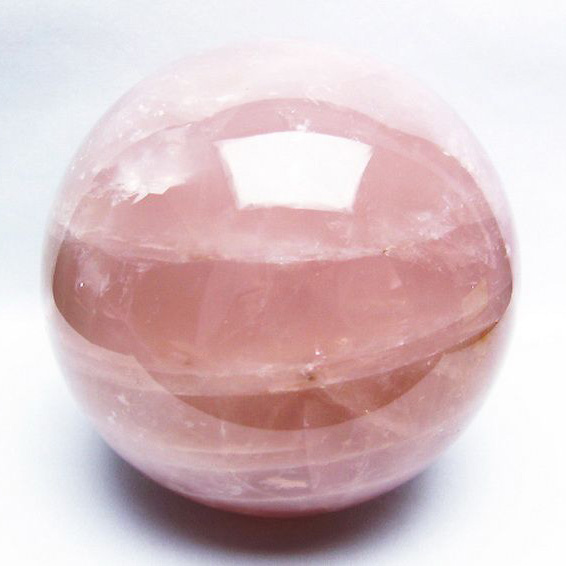 5.5Kg ローズクォーツ 丸玉 158mm [T456-13130]