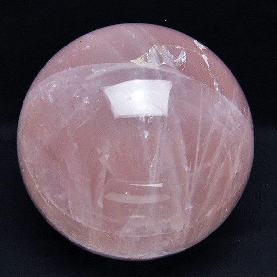 3Kg ローズクォーツ 丸玉  131mm [T456-13826]