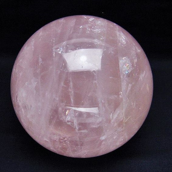 1.6Kg ローズクォーツ 丸玉 107mm [T456-13846]