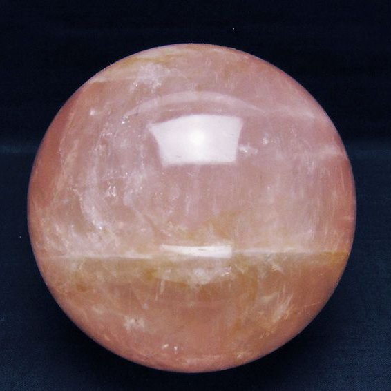 1.2Kg ローズクォーツ 丸玉 94mm [T456-14348]