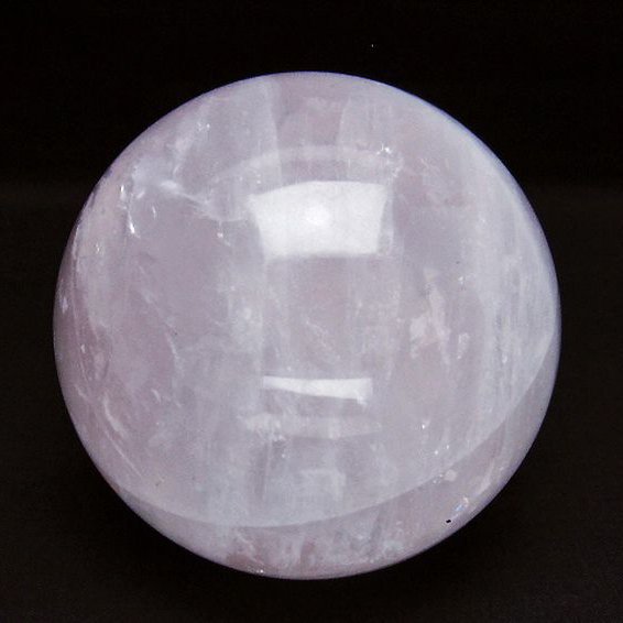 1Kg ローズクォーツ 丸玉 90mm [T456-14423]