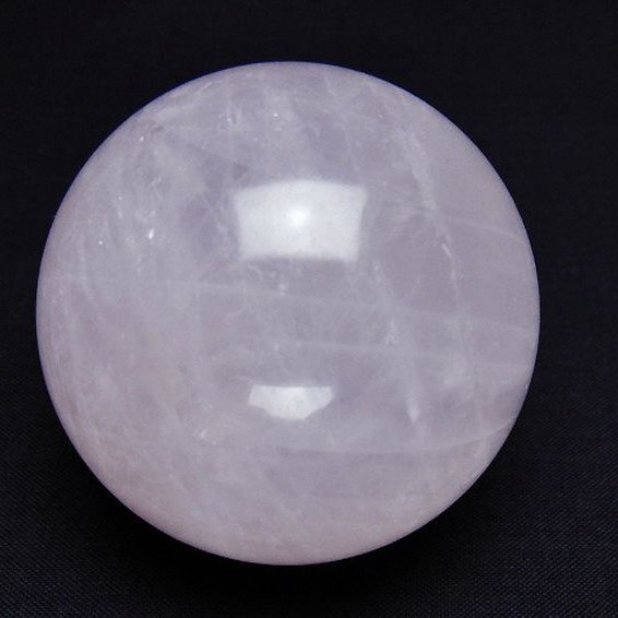ローズクォーツ 丸玉 57mm [t456-14641]