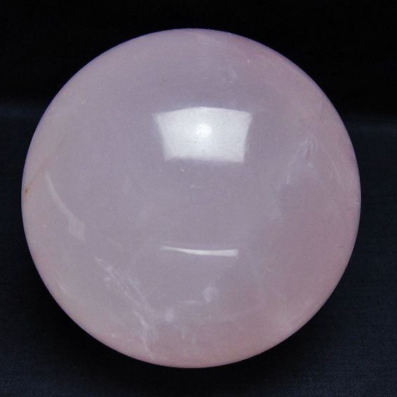 1.7Kg ローズクォーツ 丸玉 110mm [T456-14862]