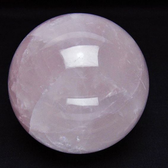 ローズクォーツ 丸玉 76mm [t456-14967]
