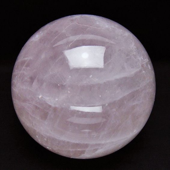 1.8Kg ローズクォーツ 丸玉 113mm [T456-15122]