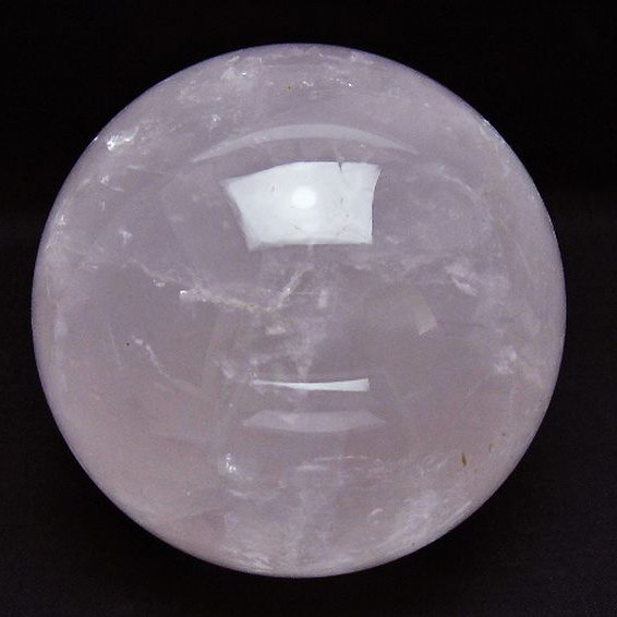 1.7Kg ローズクォーツ 丸玉 110mm [T456-15153]