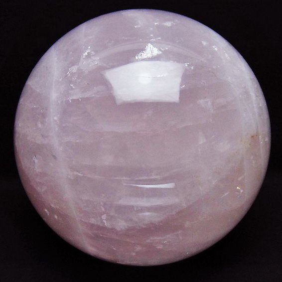 8Kg ローズクォーツ 丸玉 183mm [T456-15186]