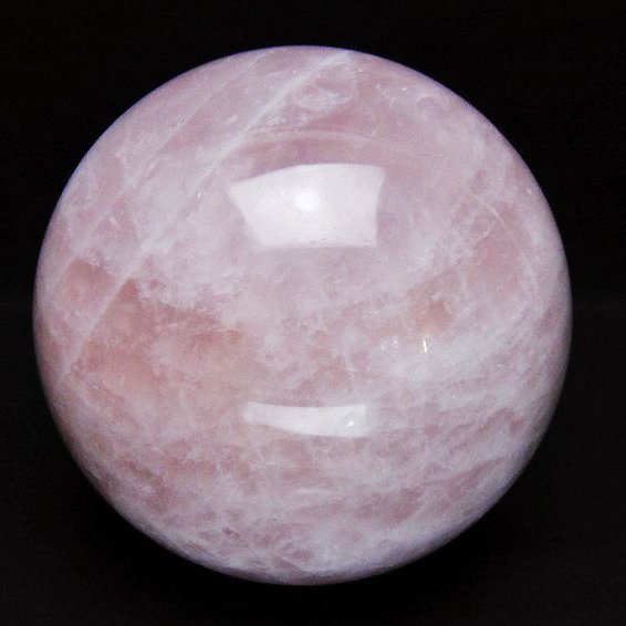 2.7Kg ローズクォーツ 丸玉 127mm [t456-15252]