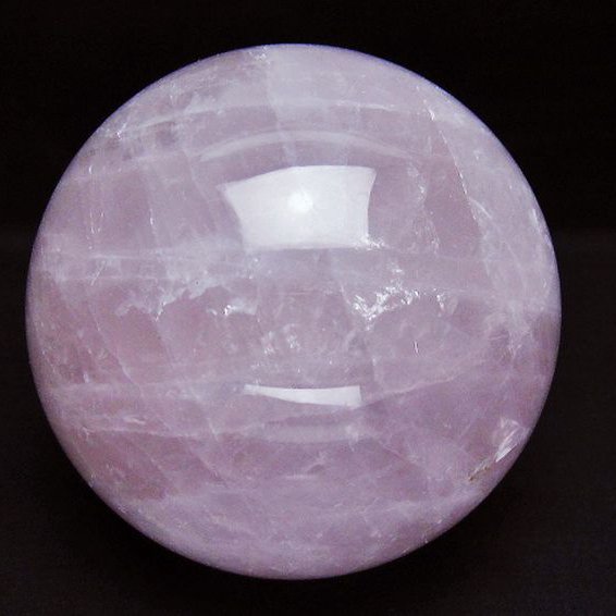 1.7Kg ローズクォーツ 丸玉 110mm [T456-15270]