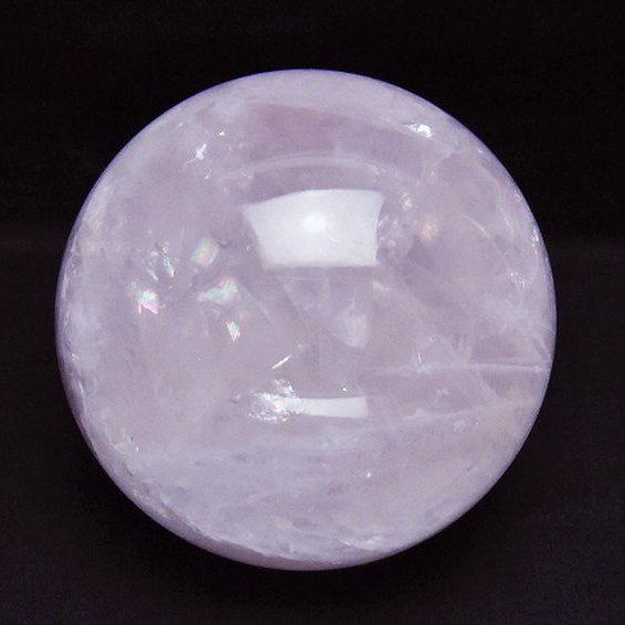 1.7Kg ローズクォーツ 丸玉 110mm [T456-15286]