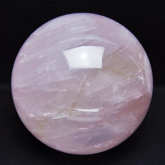 3.5Kg ローズクォーツ 丸玉 140mm [T456-15291]