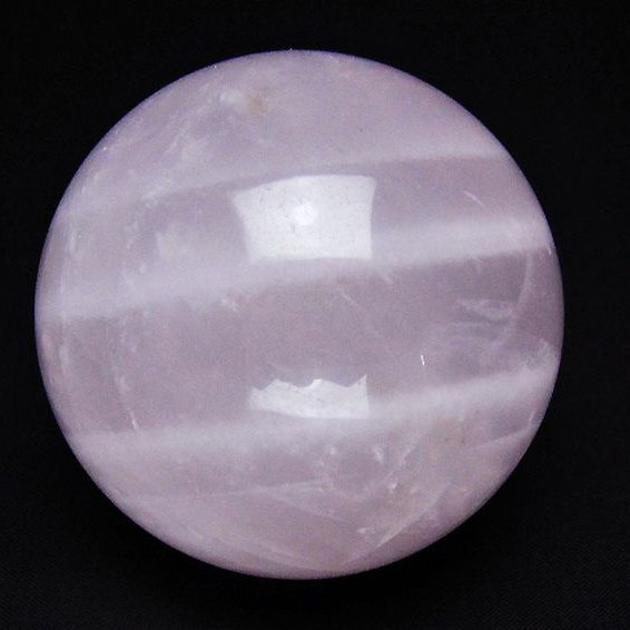 ローズクォーツ 丸玉 69mm [t456-15352]