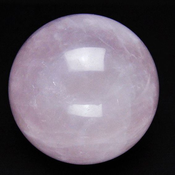 ローズクォーツ 丸玉 71mm [t456-15359]