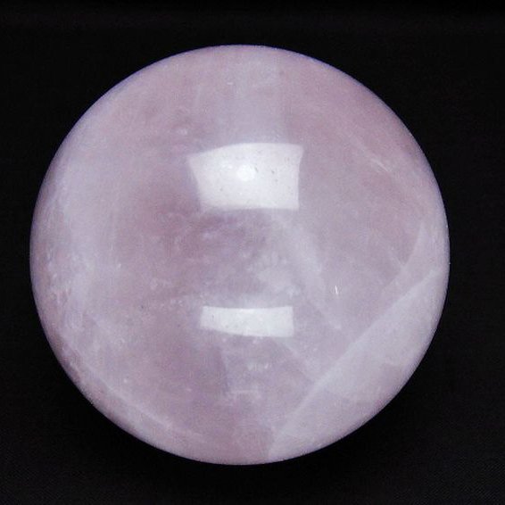 ローズクォーツ 丸玉 78mm [t456-15373]