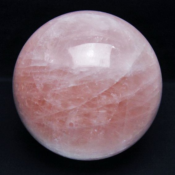 3.3Kg ローズクォーツ 丸玉 135mm [t456-15482]