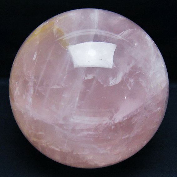 3.1Kg ローズクォーツ 丸玉 130mm [t456-15518]