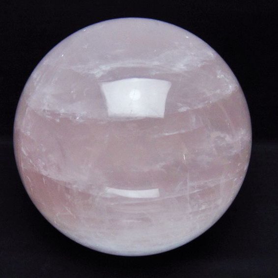4.3Kg ローズクォーツ 丸玉 150mm [t456-15548]