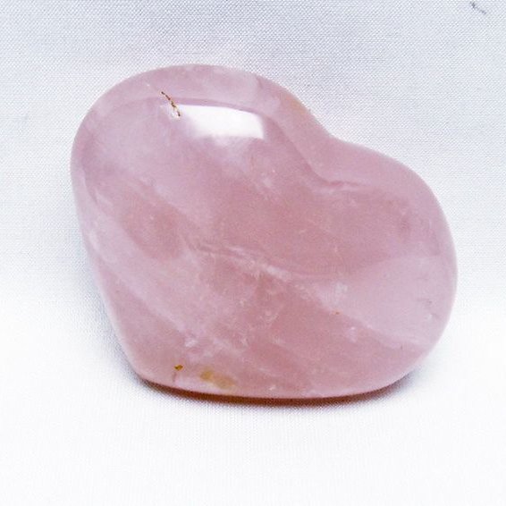 ローズクォーツハート 置物[T457-4597]