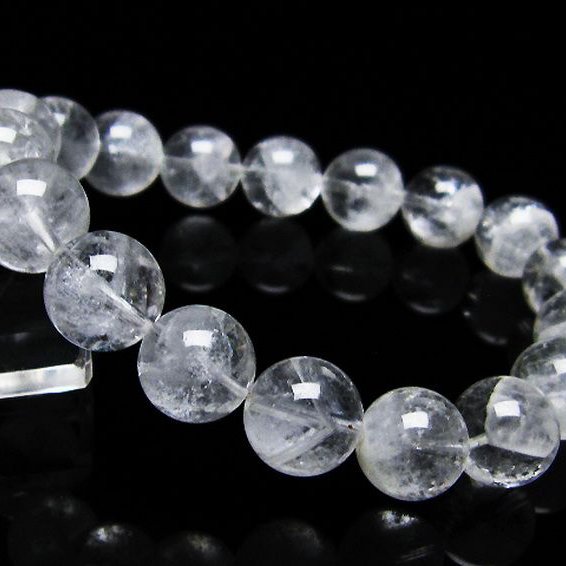 ラビットヘア ファントム 水晶 ブレスレット 11mm [T458-1197]