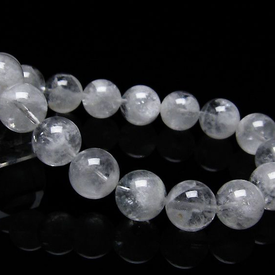 ラビットヘア ファントム 水晶  ブレスレット 12mm [T458-1282]