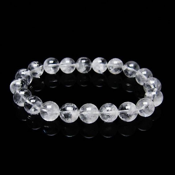 ラビットヘア ファントム 水晶 ブレスレット 10mm [T458-1312]