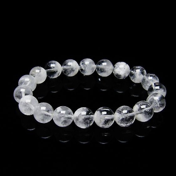 ラビットヘア ファントム 水晶 ブレスレット 11mm [T458-1318]