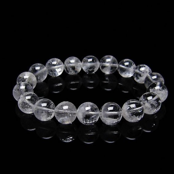 ラビットヘア ファントム 水晶  ブレスレット  12mm [T458-914]