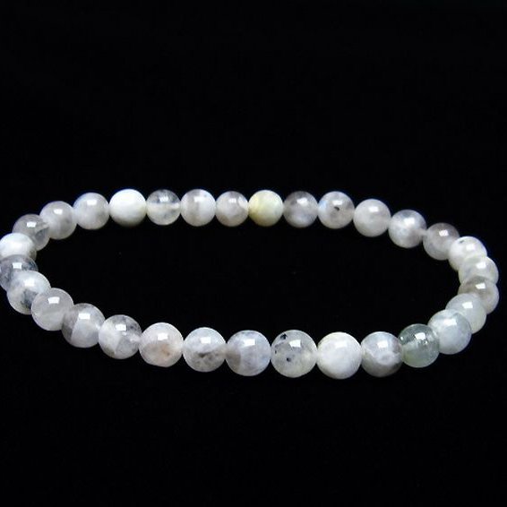ムーンストーン ブレスレット 6mm [T459-10505]