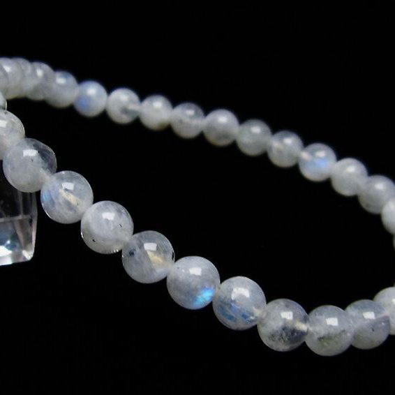 ムーンストーン ブレスレット 6mm [T459-10514]
