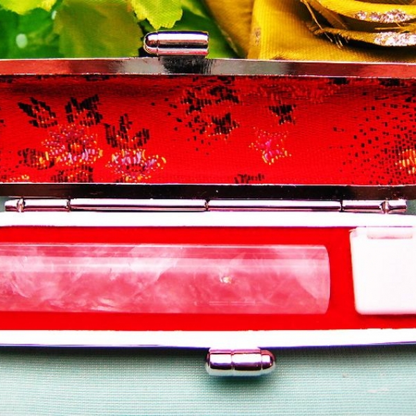 ローズクォーツ 印材　※別途料金で篆刻可能 12mm [T46-708]