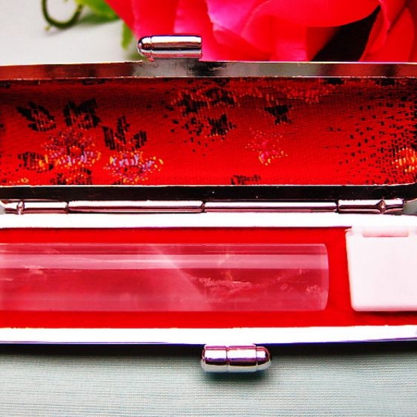 ローズクォーツ 印材　※別途料金で篆刻可能 12mm [T46-767]