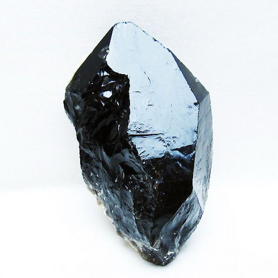 山東省産 モリオン 純天然 黒水晶 原石 [t460-7118]