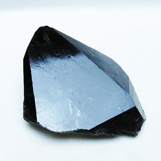 山東省産 モリオン 純天然 黒水晶 原石 [t460-7186]