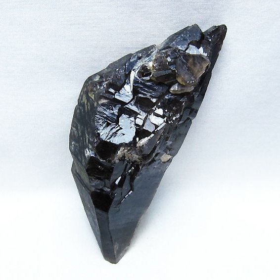 山東省産 モリオン 純天然 黒水晶 原石 [t460-7625]