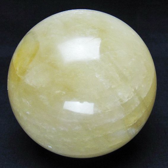 1.4Kg カルサイト 丸玉 98mm [t461-10628]