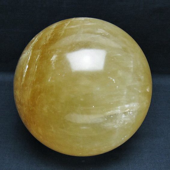 2.8Kg カルサイト 丸玉 130mm [T461-11086]