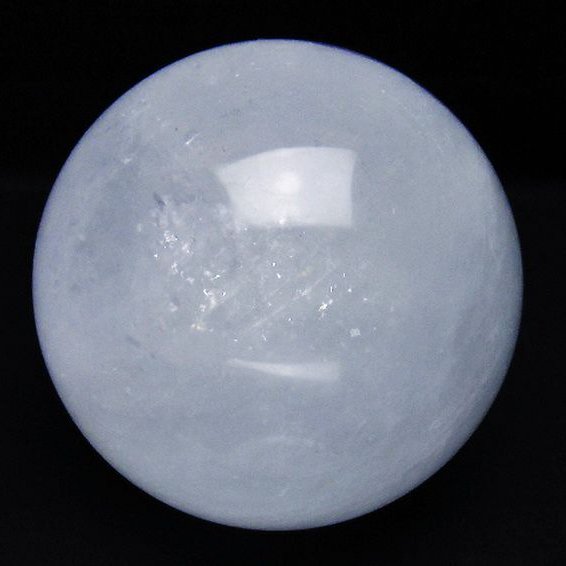 2Kg カルサイト 丸玉 115mm [T461-11263]