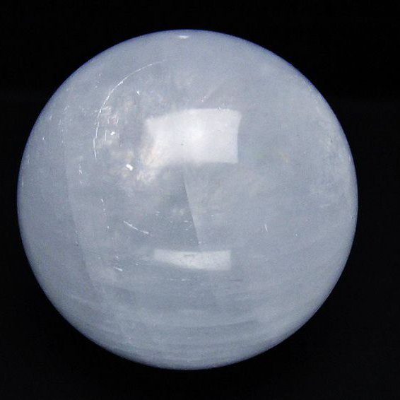 1.3Kg カルサイト 丸玉 96mm [T461-11285]