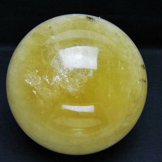 1.6Kg カルサイト 丸玉 105mm [T461-11314]