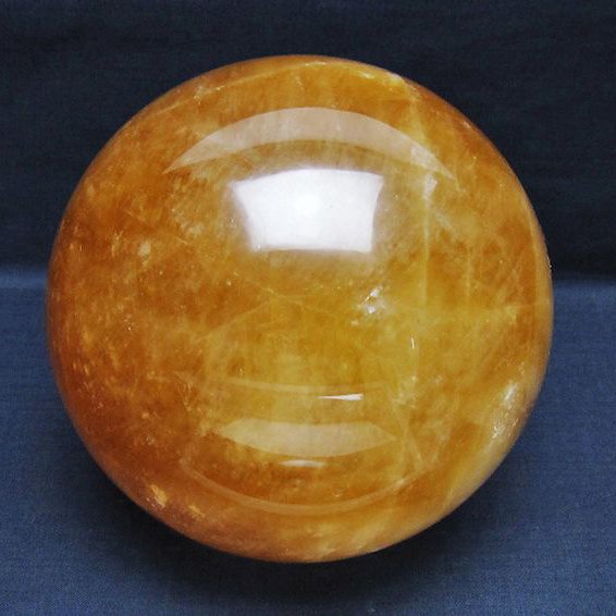 2.9Kg カルサイト 丸玉 130mm [T461-11376]