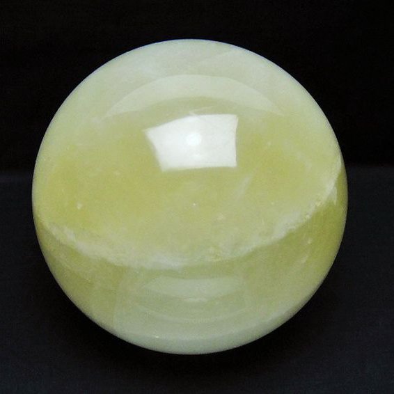 4.8Kg カルサイト 丸玉 153mm [T461-11392]