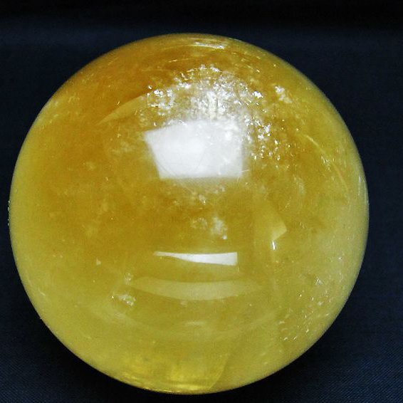カルサイト 丸玉 76mm [t461-11481]