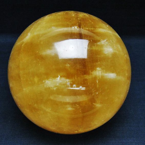 1.3Kg カルサイト 丸玉 94mm [t461-11536]