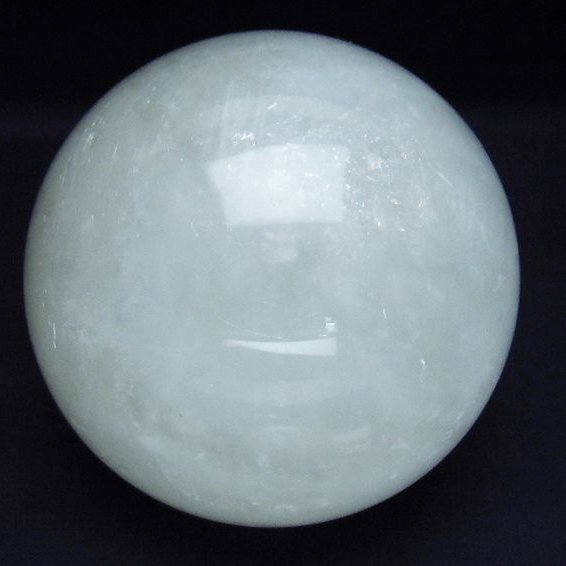 1.1Kg カルサイト 丸玉 90mm [t461-11543]
