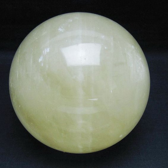 1.5Kg カルサイト 丸玉 105mm [t461-11644]
