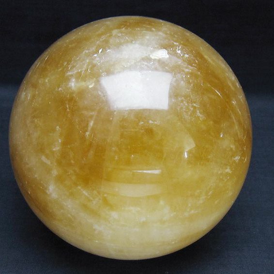1.7Kg カルサイト 丸玉 110mm [t461-11668]