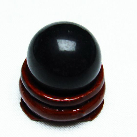 キャッツアイオブシディアン  丸玉 20mm [T464-421]