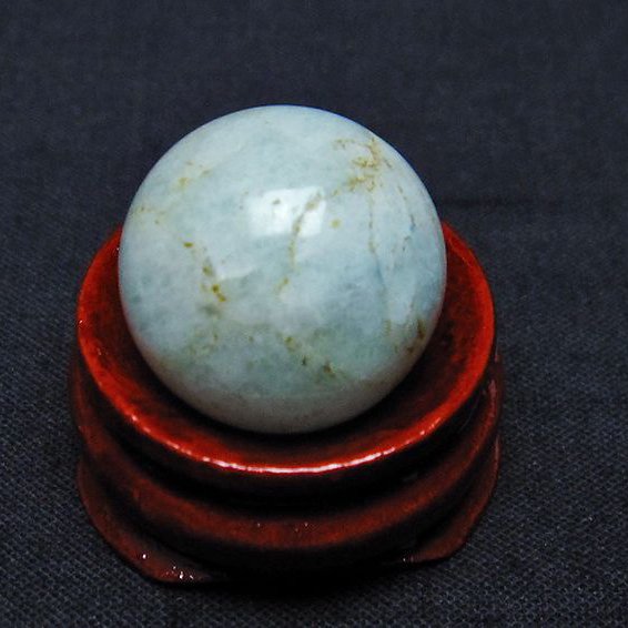 アクアマリン 丸玉 18mm [T465-437]