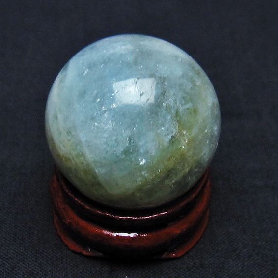 アクアマリン 丸玉 25mm [t465-692]